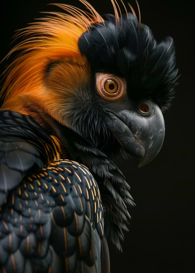 Palm Cockatoo Portrait