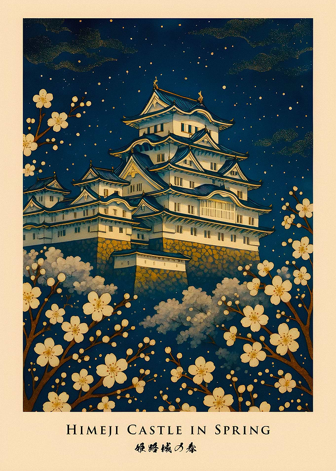 Himeji Castle in Spring