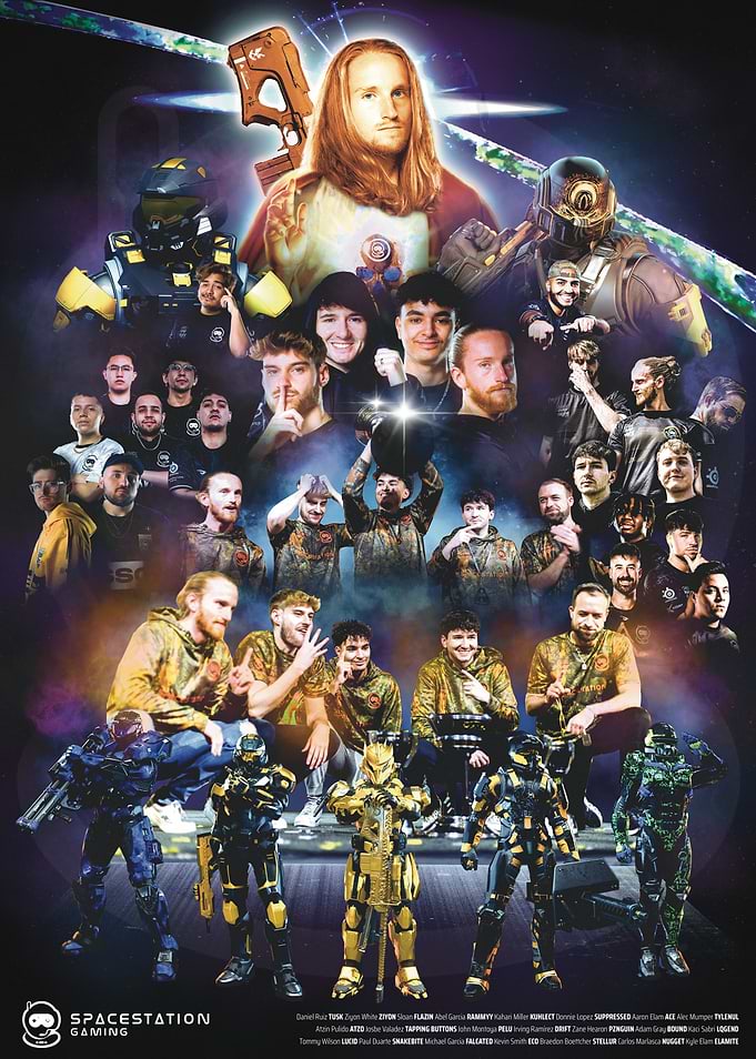 SpaceStation Gaming HCS Team Poster