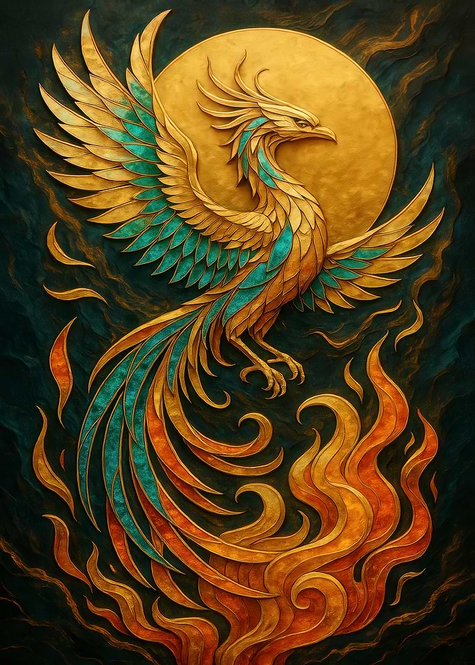 Golden Phoenix Rising
