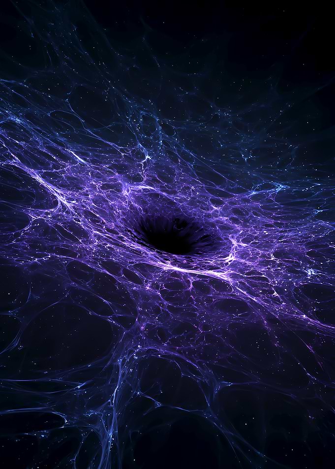 Abstract Black Hole in Space