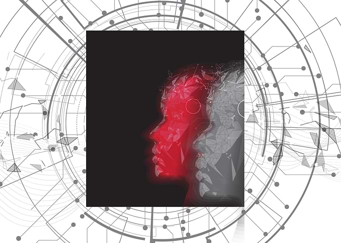 Abstract Digital Human Head Design
