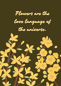 Flowers are the love language