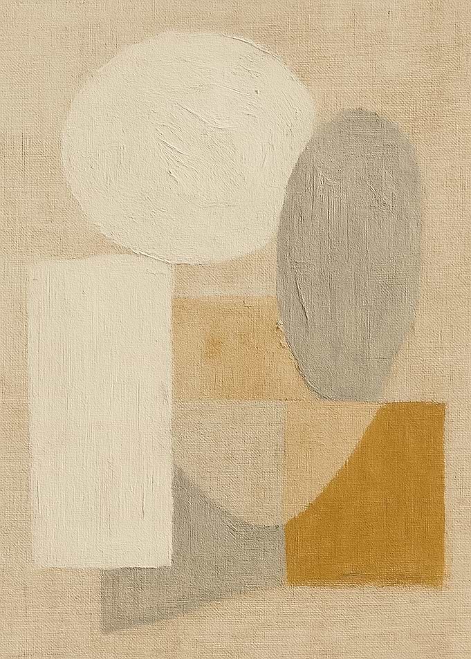 Abstract Geometric Shapes on Textured Background