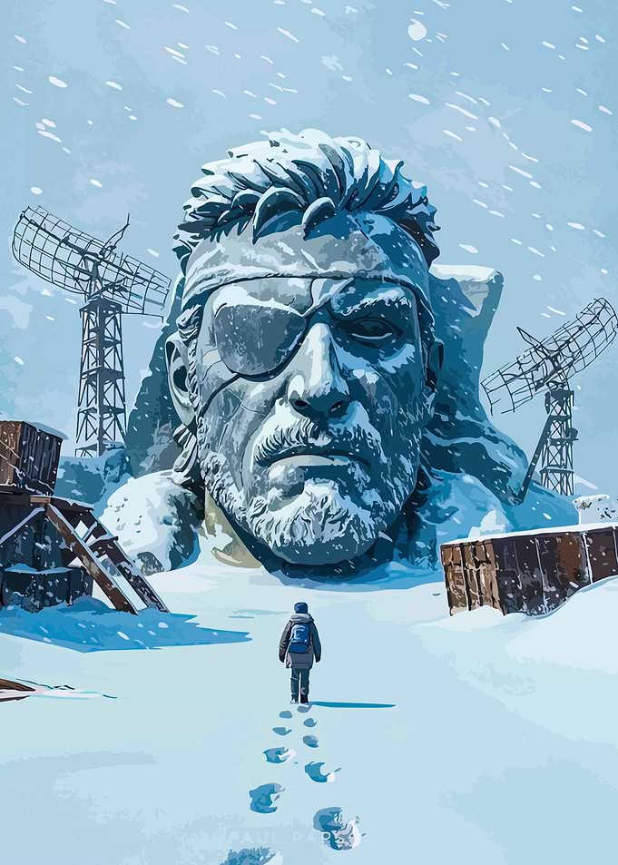Metal Gear Solid Snake: Snowy Landscape