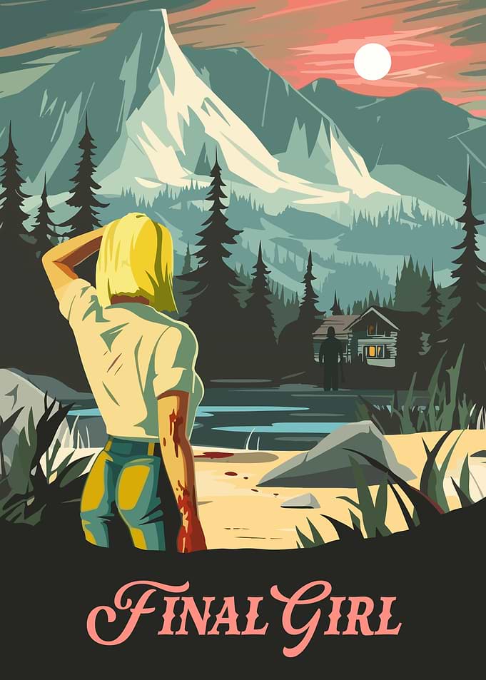 Final Girl Board Game Inspired Illustration