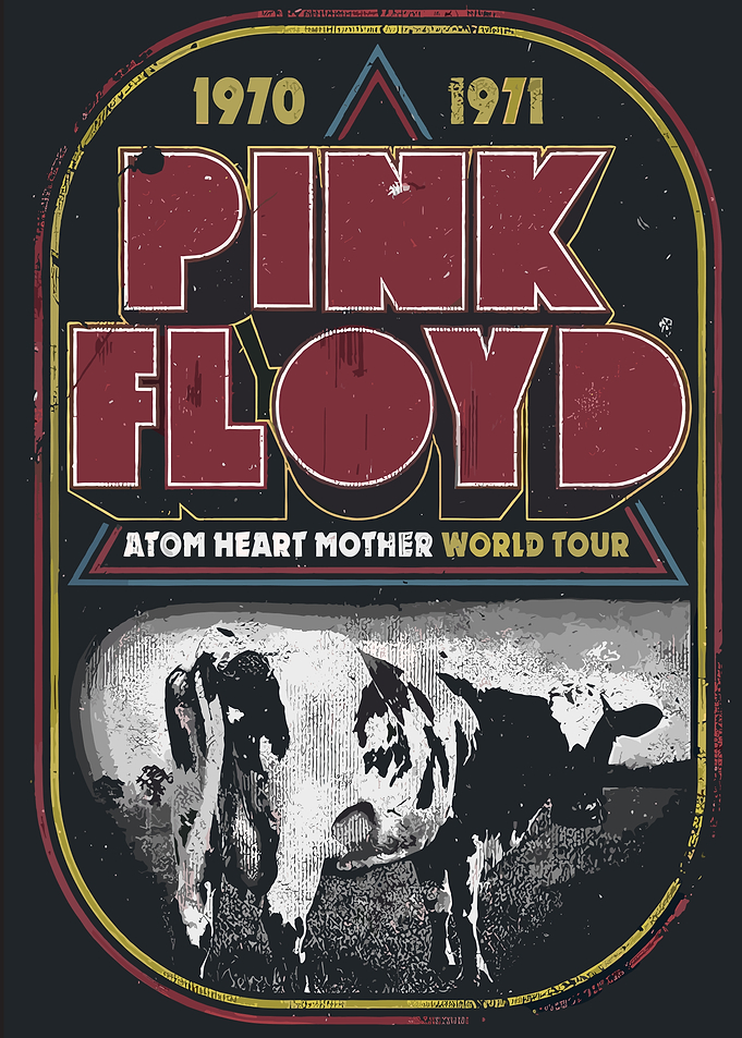 Pink Floyd Atom Heart Mother Poster