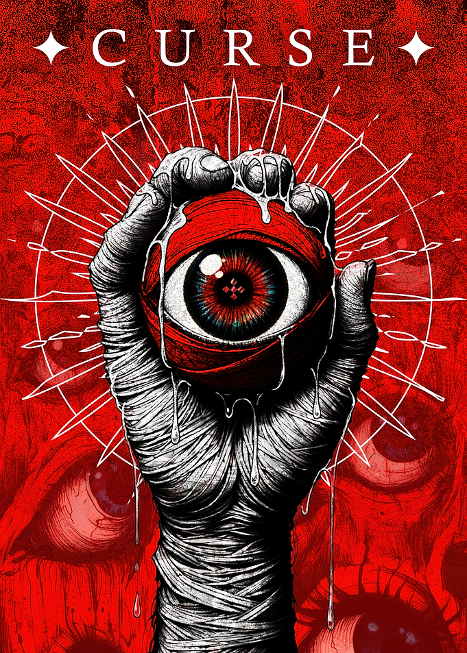 Curse: Hand Holding Eyeball