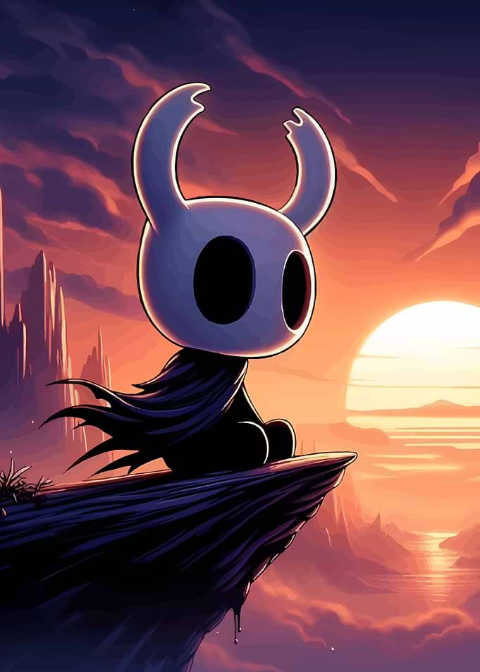 Hollow Knight at Sunset