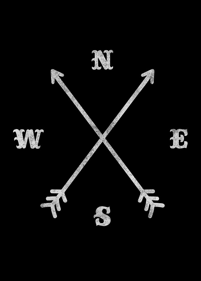 Compass Rose Arrow Directions