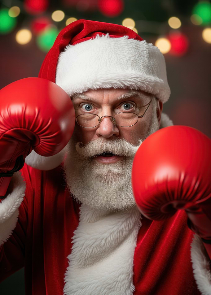Santa Claus Boxing