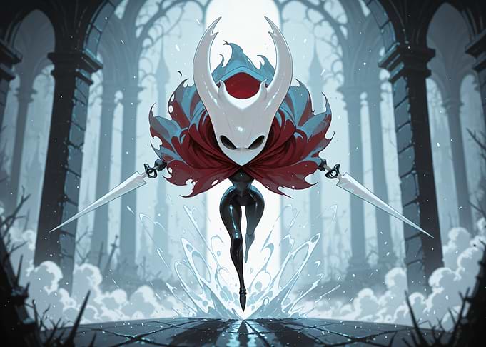 Hollow Knight Character Digital Art