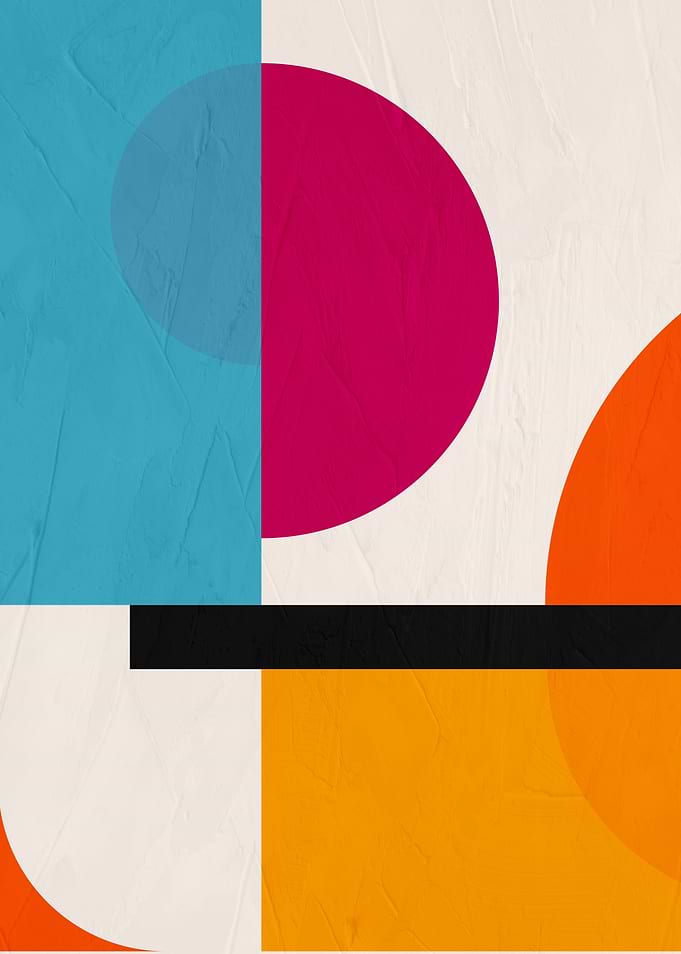 Abstract Geometric Shapes Art