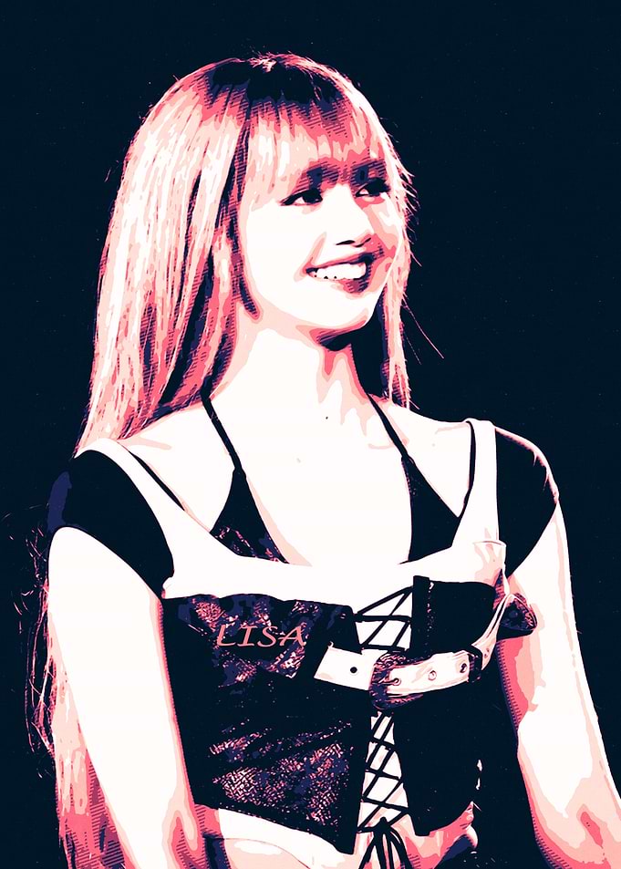 Lisa from Blackpink Portrait