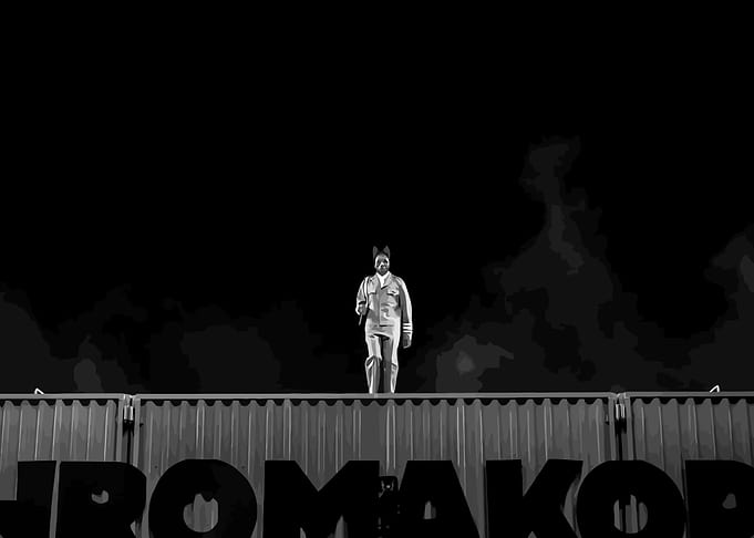 Black and White Tyler on Wall
