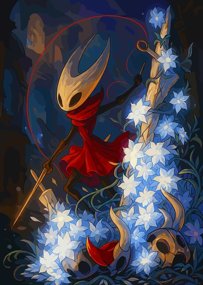 Hornet from Hollow Knight fanart