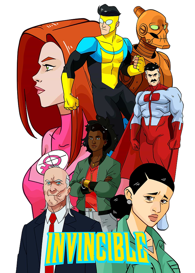 Invincible characters group