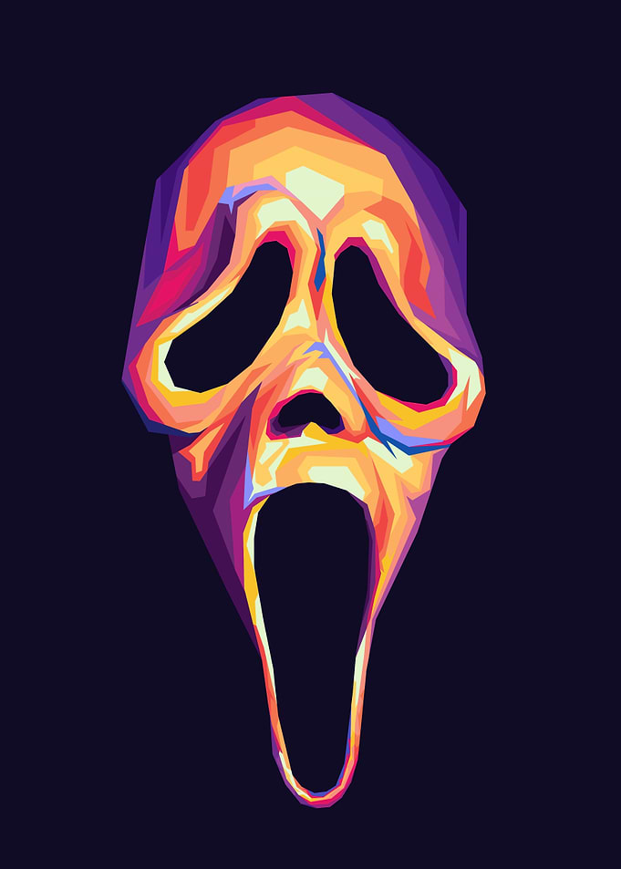 Scream Mask Pop Art