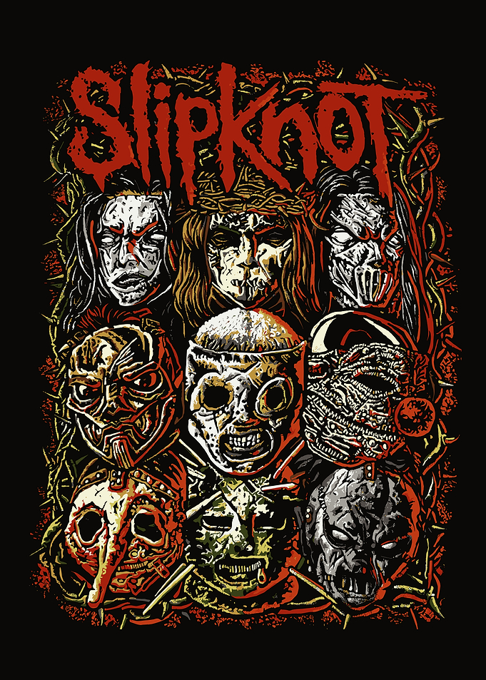Slipknot Mask Collage