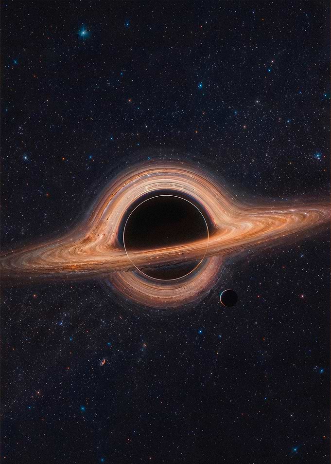 Black Hole in Deep Space