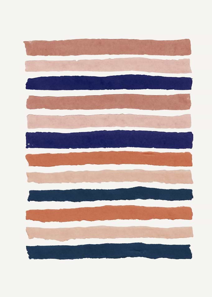 Abstract Stripes in Earthy Tones