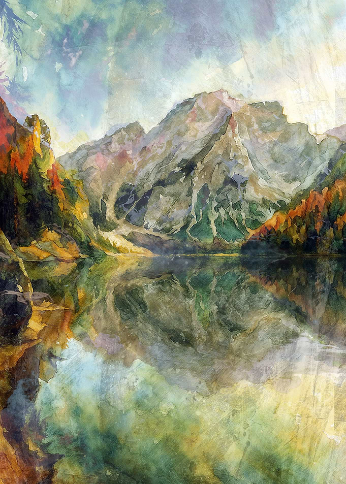 A Mountain Admiring Itself