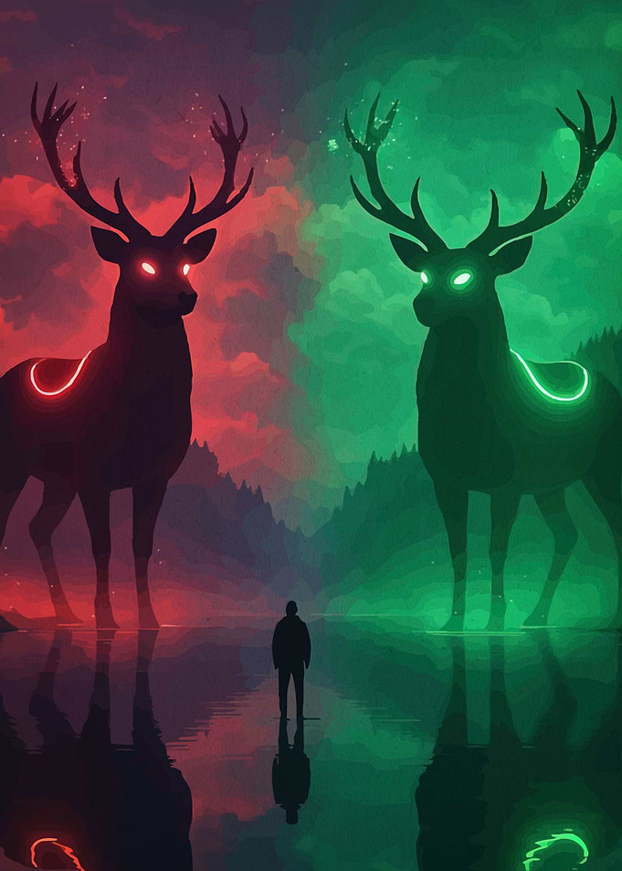 Mystical Deer Encounter