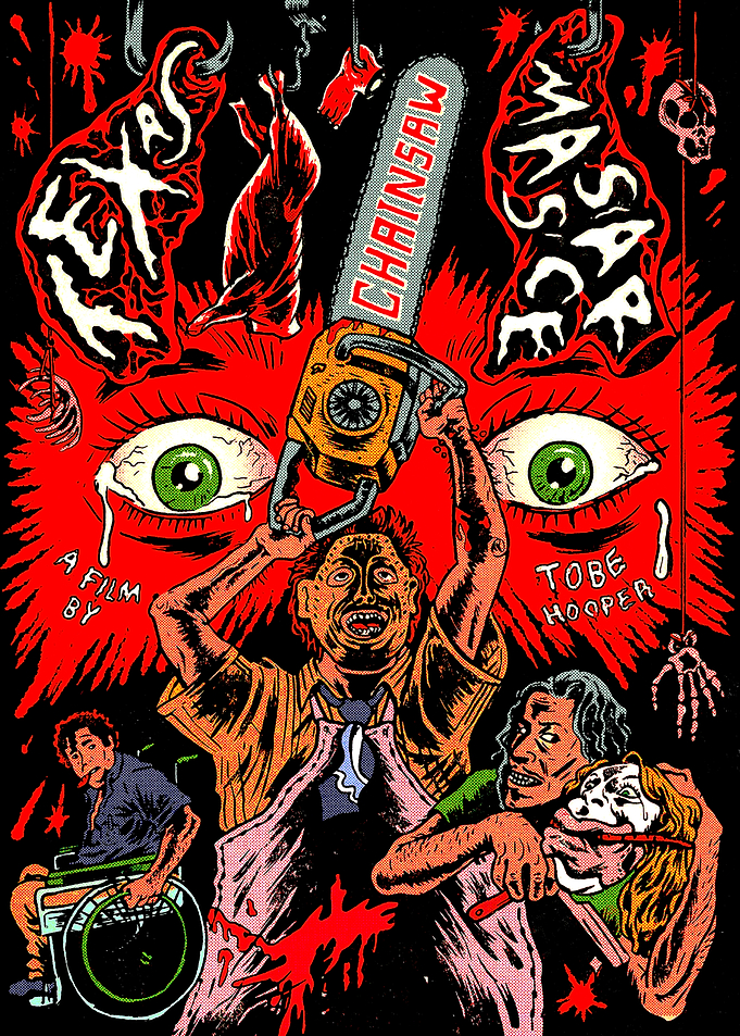 Texas Chainsaw Massacre Movie Poster Art
