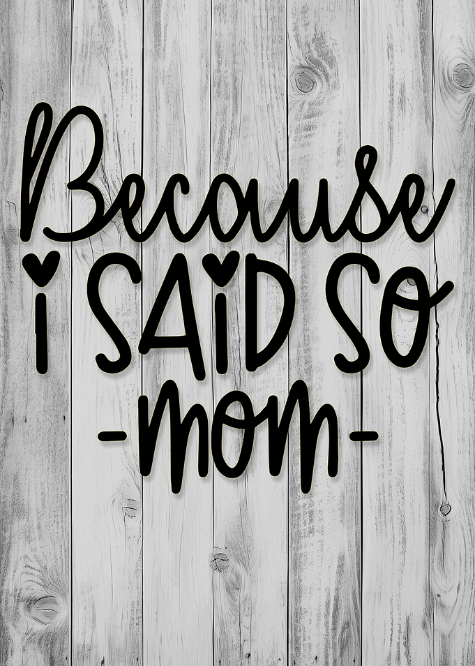 Because I Said So - Mom