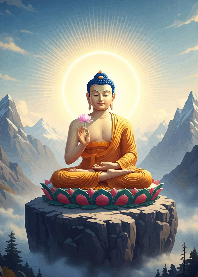 Buddha Lotus Mountain
