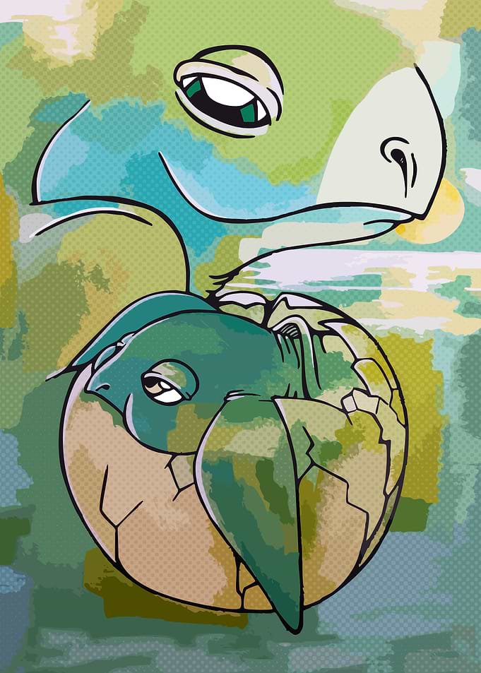 Shell Baby and Mama