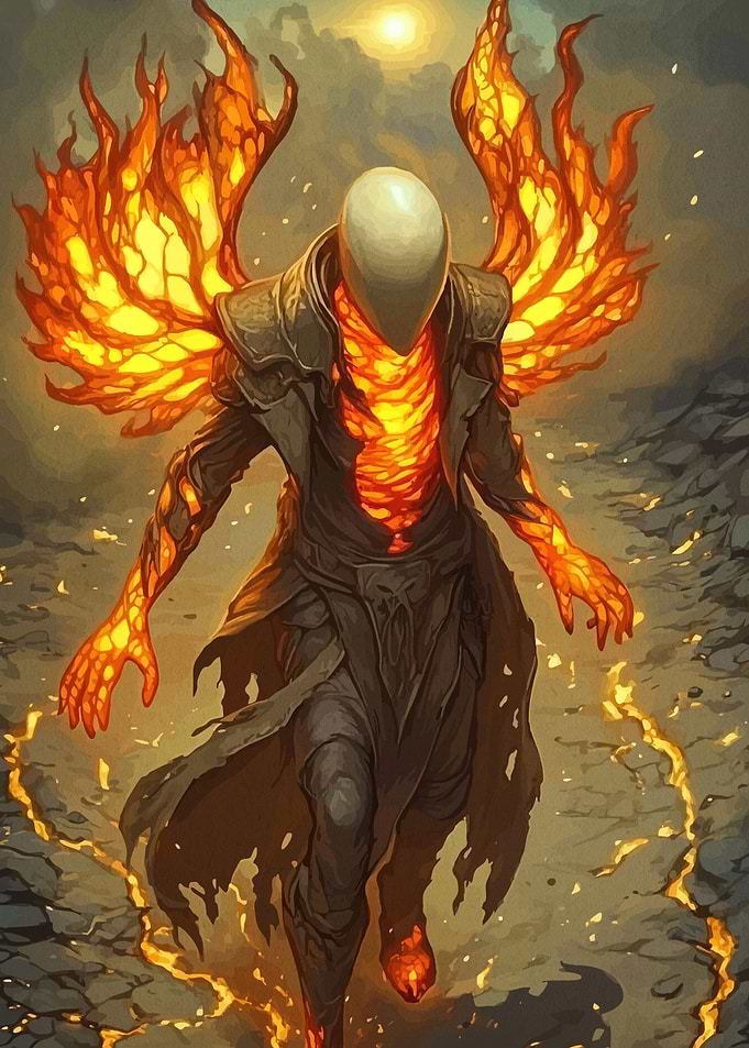 Fiery Angel Figure
