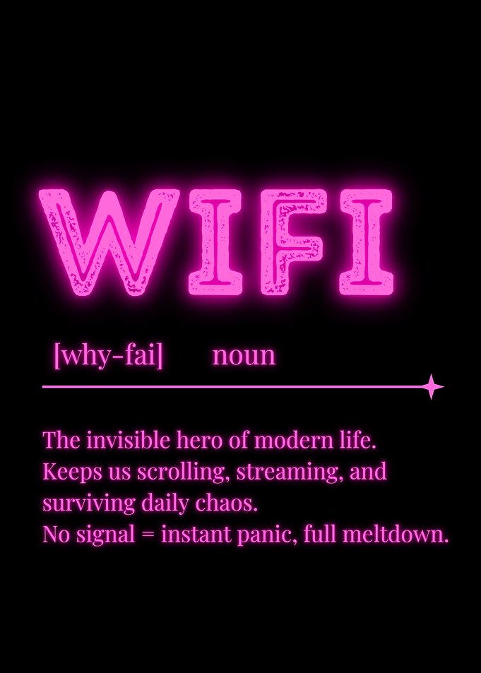 WiFi Definition Neon Sign