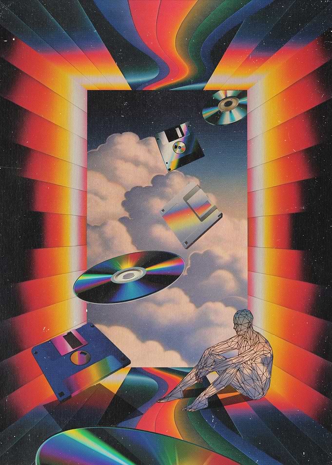 Retro Tech Dreamscape