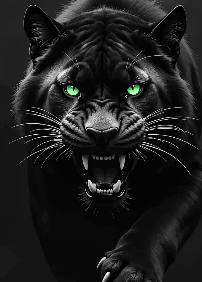 Aggressive Green Eyes