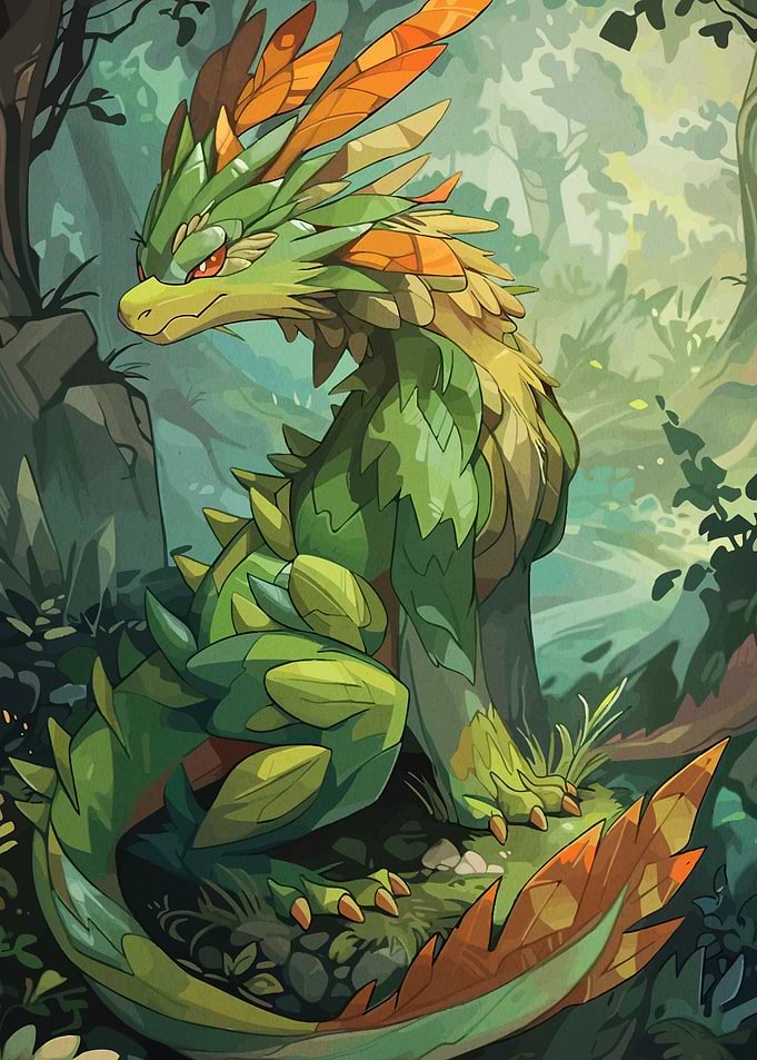 Leaf Dragon Forest