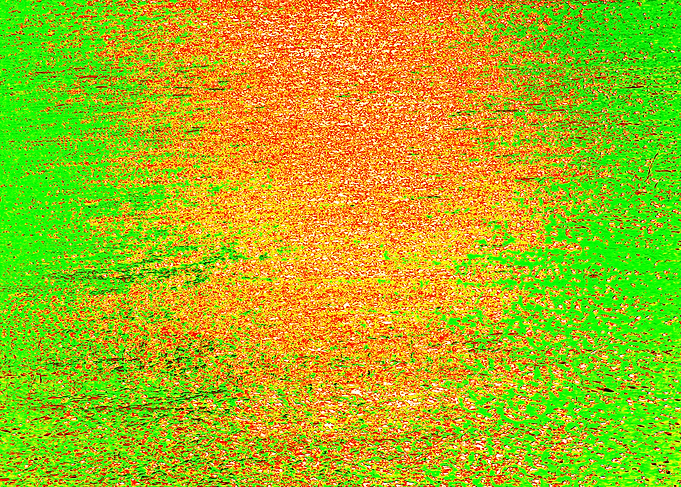 Abstract Green and Orange Texture