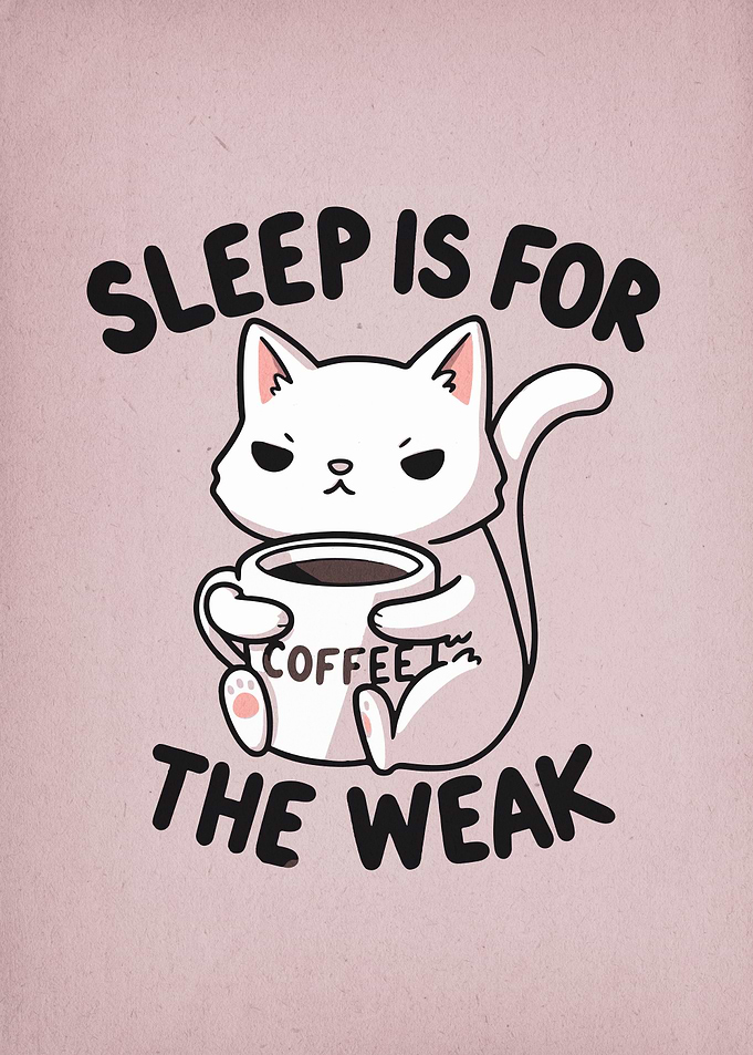 Sleep is for the weak cat
