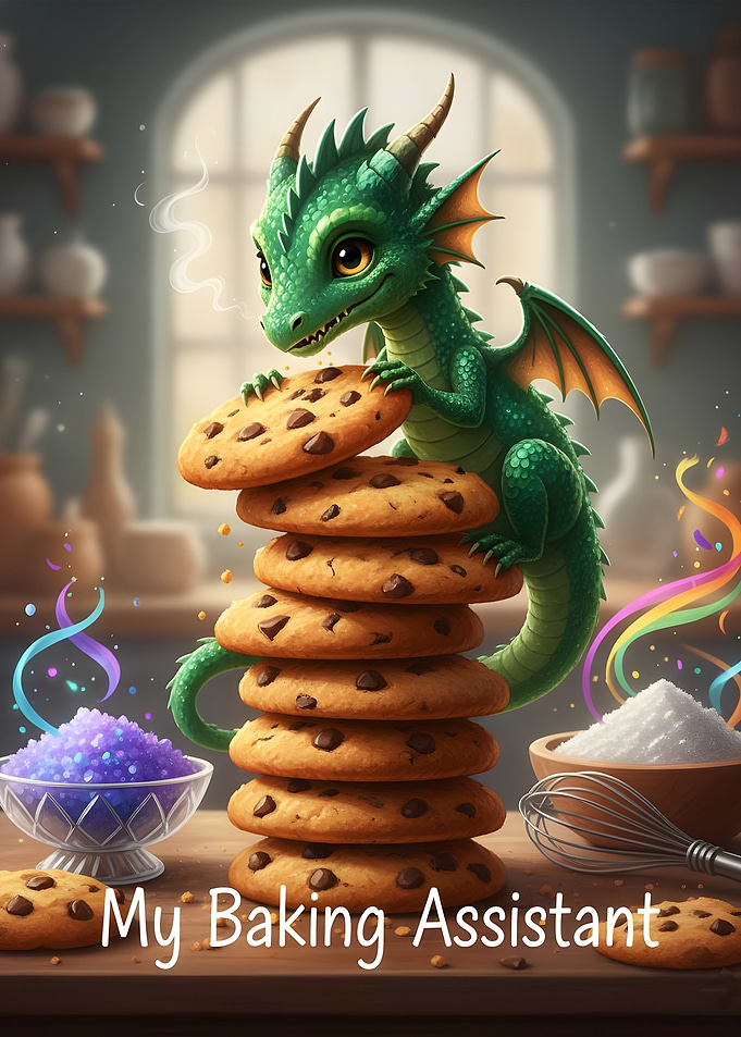 Dragon with Cookies: Baking Assistant