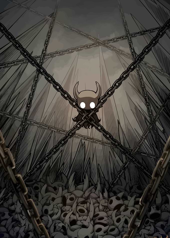Hollow Knight Chains and Skulls
