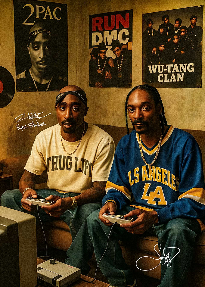2Pac and Snoop Dogg Gaming