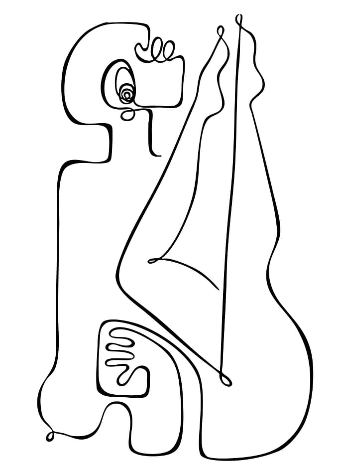 Abstract Line Art