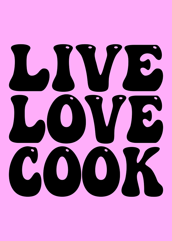 Live Love Cook Text