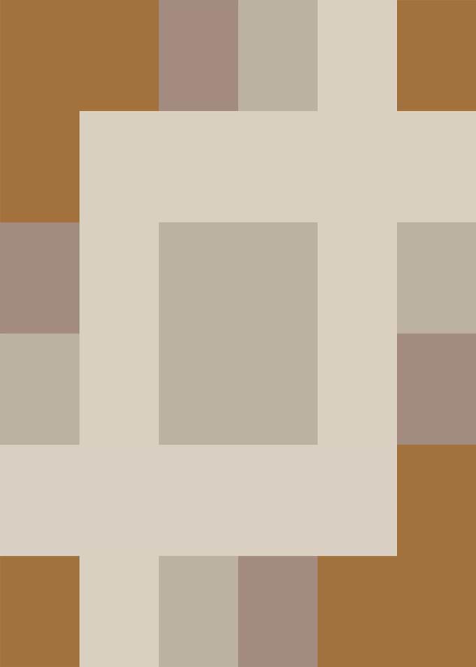 Abstract Geometric Pattern in Earth Tones