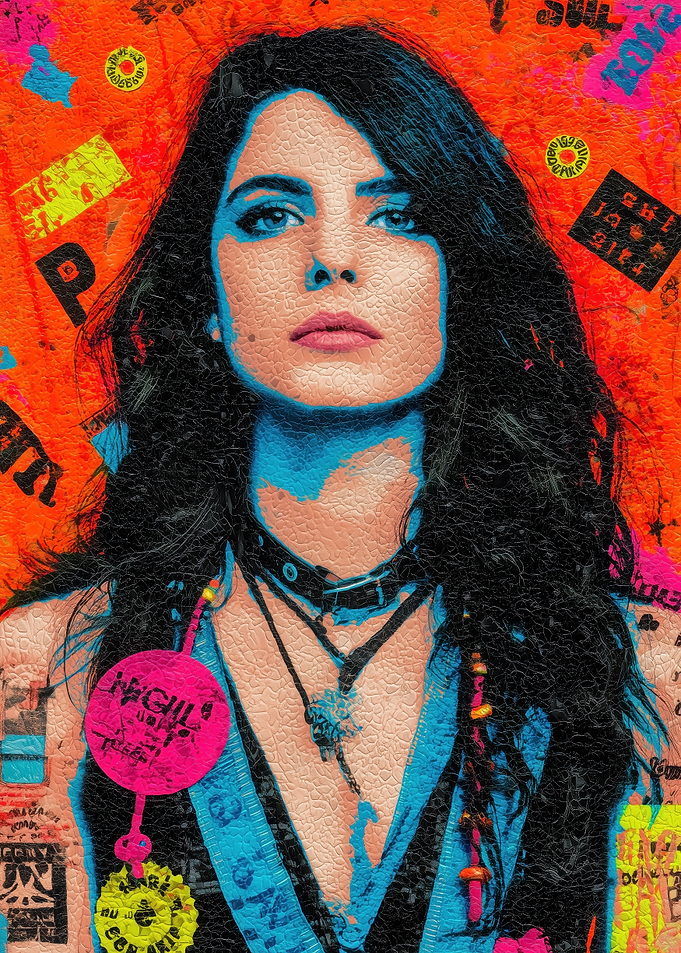 Pop Art Portrait of a Woman