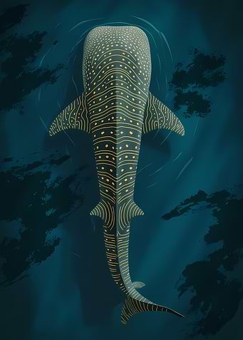 Whale Shark Illustration
