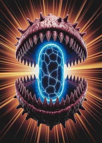 Monster Mouth with Energy Orb