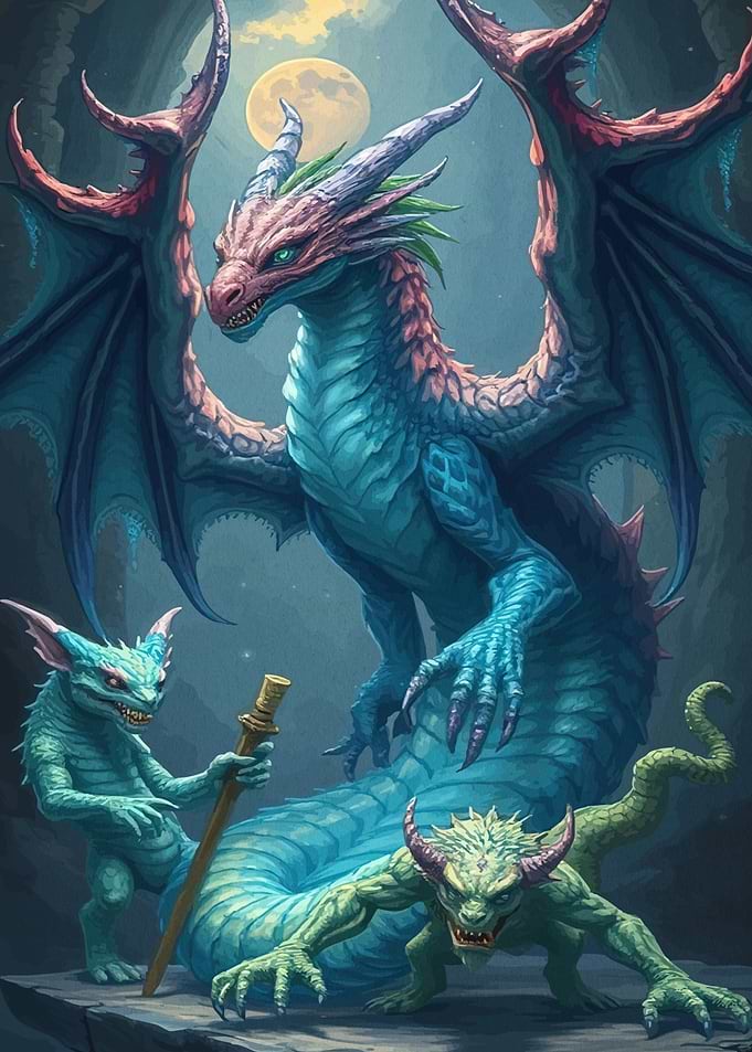 Dragon and Goblin Fantasy