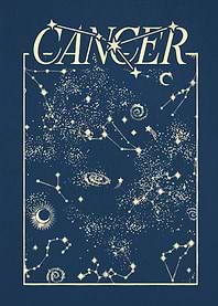 Cancer Zodiac Constellation Art Print