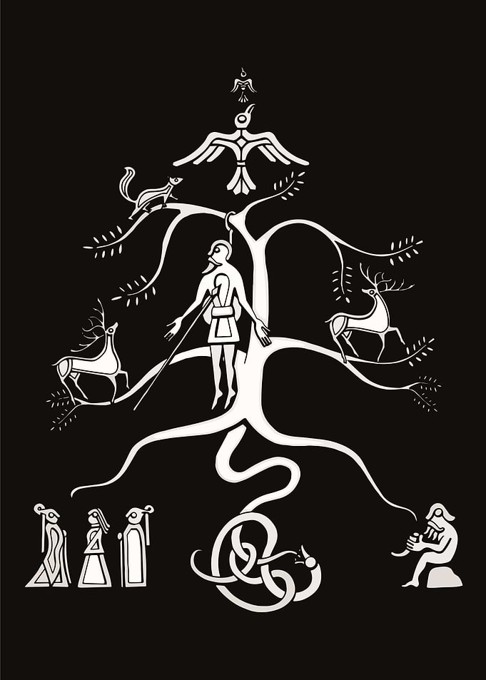Yggdrasil Tree of Life Illustration